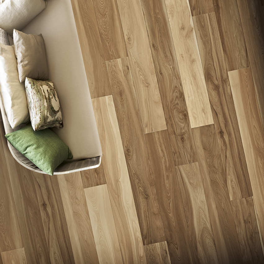 lodge_living_inout_dettB Gạch Ý Vân Gỗ Óc Chó Hike Walnut Trắng Kem, Nâu Nhạt, Beige, Nâu Sẫm 20x120, 30x120, 60x60, 30x240 - Ảnh 1