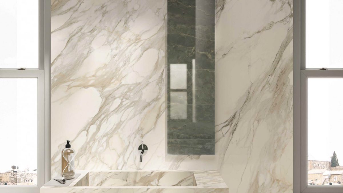 Gạch Ý Vân Đá Marble Trắng, Kem, Xanh, Mặt Bóng, Mờ Honed, Chống Trượt Anima Ever 80x80, 60x120, 80x160, 120x120, 120x240, 160x320 - Ảnh 9