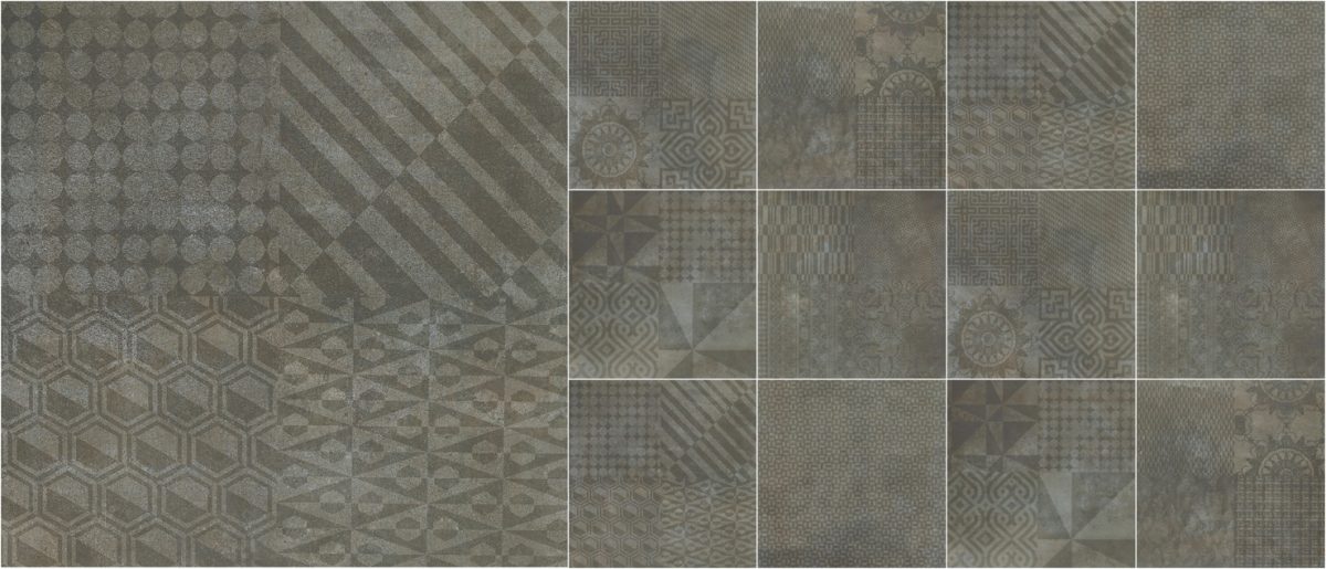 Gạch Mờ Mịn Vân Xi Măng Nghệ Thuật Hoạ Tiết Trang Trí Thiết Kế Ý Firenze 60x60cm, 60x120cm, 90x90cm, 75x150cm - Ảnh 4