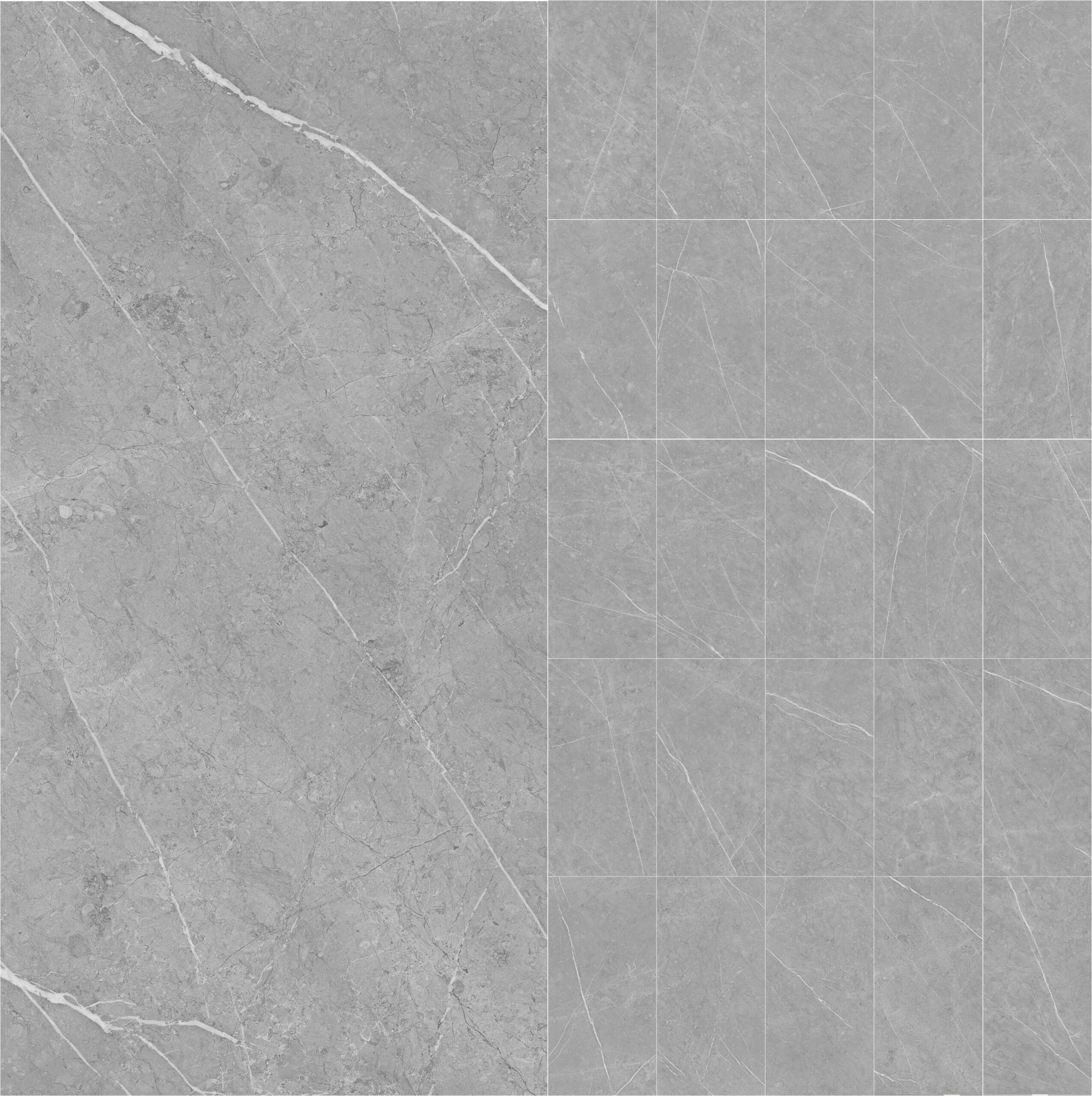 M4 Gạch Vân Đá Marble Xám Nhạt Pietra Grey Light Mặt Mờ Honed Và Bóng 60x60, 60x120cm, 90x90cm, 75x150cm - Ảnh 1