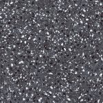 Gạch Vân Đá Mài Cao Cấp Đen Xám Nhiều Kích Thước Black Terrazzo 2