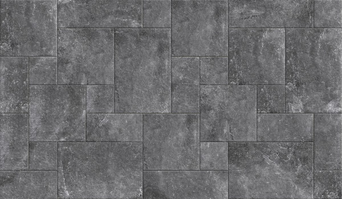 Gạch Mờ Vân Đá Vôi Phối Kiểu Lâu Đài Pháp Modul Nhiều Kích Thước Lime Stone Màu Xám, Kem Vàng, Đen Xám Chống Trượt R11 - Ảnh 3