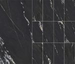 Gạch Mờ Nhám Nhẹ Vân Đá Marble Áo Nền Đen Vân Trắng Pannoia Black 30x60, 60x60, 60x120