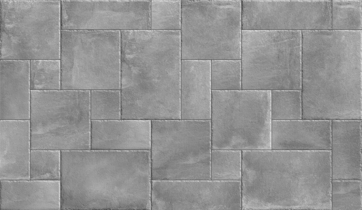 Gạch Mờ Xương Đá Vân Đất Sét Phối Kiểu Sàn Lâu Đài Pháp Modul Nhiều Kích Thước Terra Cotta Màu Xám Nhạt, Xám Đậm, Đất Nung Chống Trượt R11 - Ảnh 3