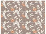 Gạch Trang Trí Hoa Hoa Lá Tông Màu Nâu Mi Decor 60x120 - Ảnh 2