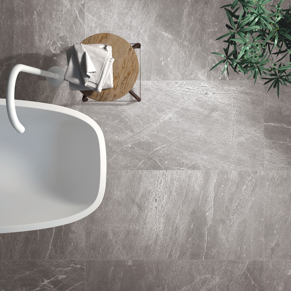 1592818097471853 Gạch Vân Đá Marble Xám Ghi Bóng/Mờ Honed Venosa Grey 60x120cm, 60x60cm, 30x60cm - Ảnh 1