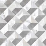 Gạch Ấn Độ Trang Trí Vân Đá Marble Phối Xám Trắng Kích Thước Lớn Forza Der 3