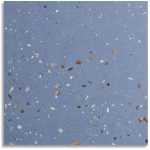 Gạch Vân Đá Terrazzo Cao Cấp Mờ Xanh Da Trời Hạt Thưa Dance Blue 60x60, 60x120