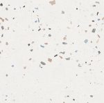 Gạch Vân Đá Terrazzo Cao Cấp Trắng Mờ Hạt Thưa Dance White 30x60, 60x60, 60x120