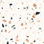 Gạch Vân Đá Mài Cao Cấp Mặt Mờ Màu Kem Hạt Đen Xanh Cam Orland Cream Terrazzo 30x60, 60x60, 80x80, 60x120