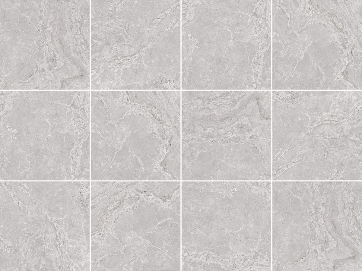 Gạch Mờ Sần Chống Trượt Vân Đá Tự Nhiên Xám Billow Grey 60x60 - Ảnh 2
