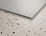 Gạch Terrazzo Kem Mờ Cao Cấp Hạt Đen Cam Trắng Eaton Cream 30x60, 60x60, 60x120 - Ảnh 2