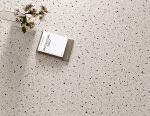 Gạch Terrazzo Kem Mờ Cao Cấp Hạt Đen Cam Trắng Eaton Cream 30x60, 60x60, 60x120 - Ảnh 3