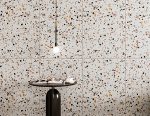 Gạch Vân Đá Mài Cao Cấp Kem Mờ Hạt Đỏ Đen Cam Tullsta Cream 60x120 - Ảnh 4