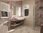 Gạch Tranh Ý Trang Trí Flower Soft 80x160 - Ảnh 5