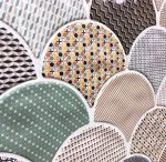 Gạch Mosaic Vảy Cá Bóng Tây Ban Nha 30.7x30.7cm Ốp Tường Trang Trí Đa Sắc Màu Họa Tiết Vải 31SCMO-PA - Ảnh 4