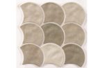 Gạch Mosaic Vảy Cá Mờ Tây Ban Nha 31x31cm Ốp Tường Trang Trí Màu Đất 31SCMO-MU