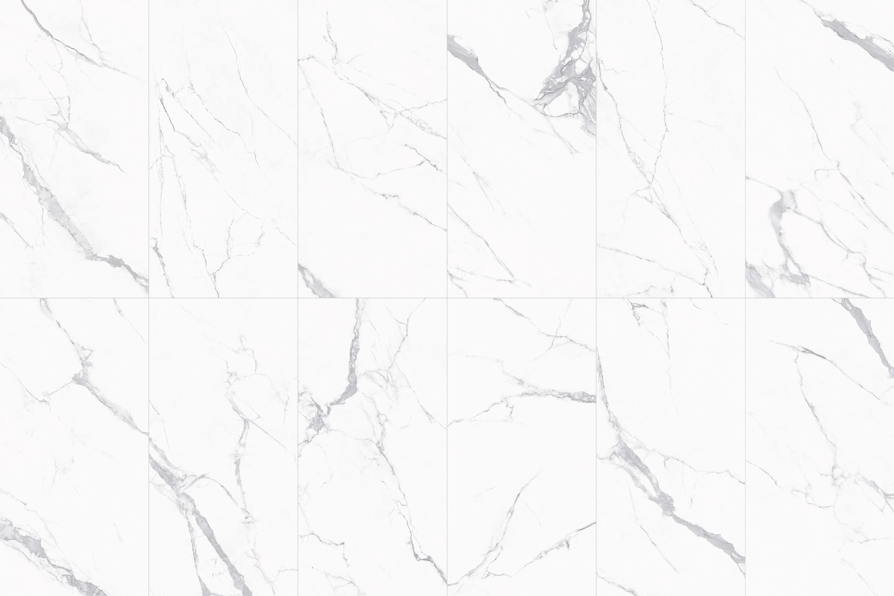 918MAMAM1-S Gạch Khổ Lớn Big Slab 90x180 Nhập Khẩu Vân Đá Marble Trắng Calacatta Mặt Satin Bóng Mờ Mịn Màng 918MAMAM1-S - Ảnh 1