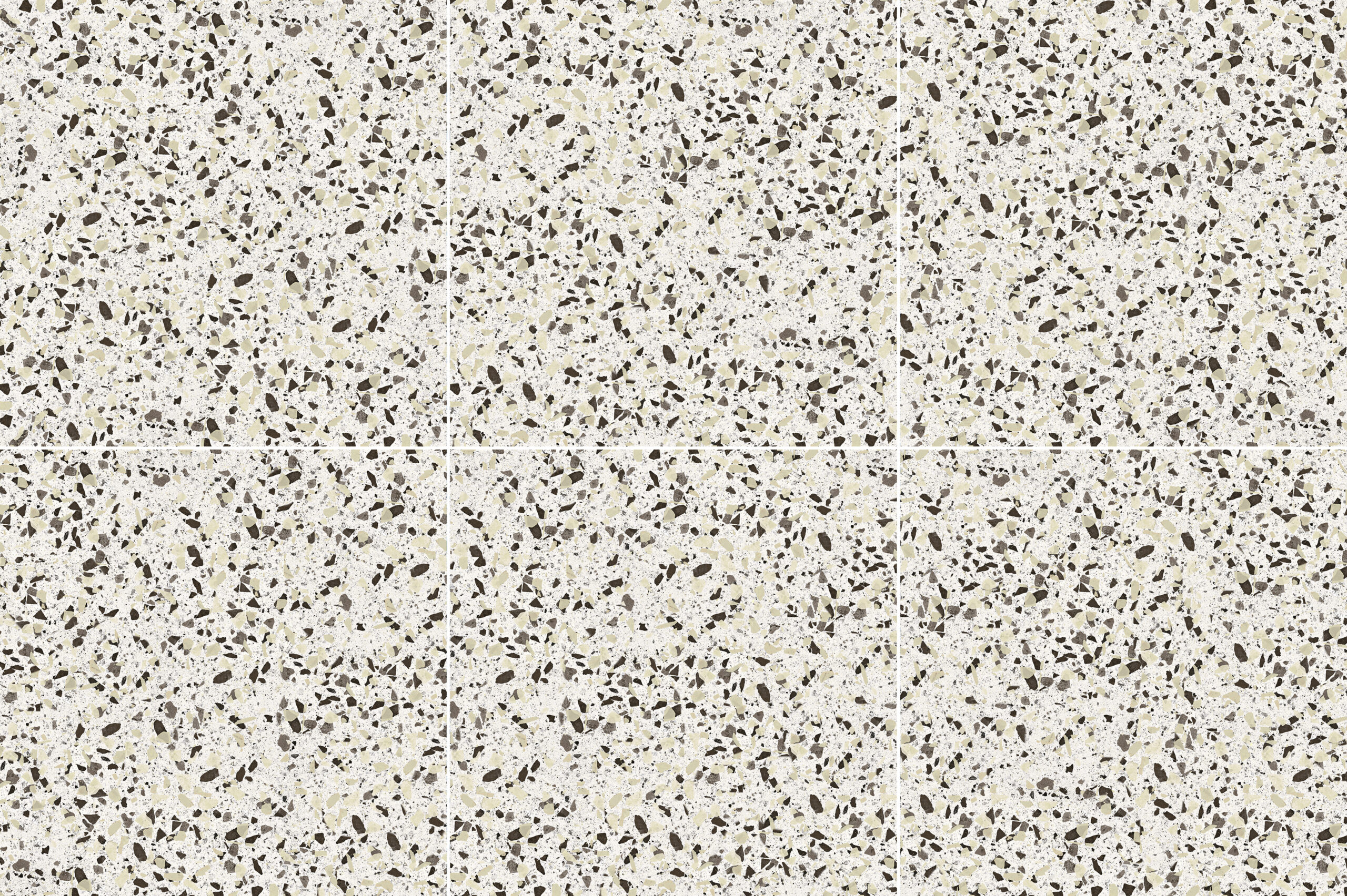 60IMTE-04M Gạch Mờ Vân Đá Mài 60x60cm Hạt Xanh Đen Imperial Terrazzo 60IMTE-04M - Ảnh 1