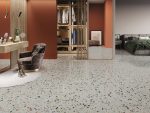 Gạch Đá Mài Tây Ban Nha Mặt Bóng Truyền Thống Chip Đá Quý Gemstone Terrazzo 60x120cm, 120x120cm - Ảnh 5