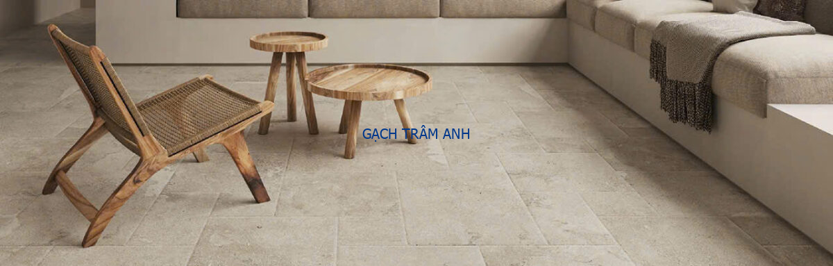 Gạch Mờ Vân Đá Vôi Portland  Limestone Màu Kem Từ Anh Quốc – Phối Kiểu Sàn Lâu Đài Pháp French Pattern - Modul Nhiều Kích Thước Chống Trượt Tốt - Ảnh 8