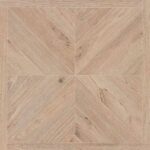 Gạch gỗ hoa văn 80x80cm màu kem, kem vàng, xám nâu, nâu đậm – Dấu ấn Pháp trong không gian Việt - Ảnh 2