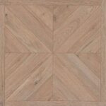 Gạch gỗ hoa văn 80x80cm màu kem, kem vàng, xám nâu, nâu đậm – Dấu ấn Pháp trong không gian Việt - Ảnh 3