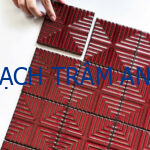 Bừng Sáng Không Gian Với Gạch Ốp Tường 3D Màu Đỏ – Vẻ Đẹp Thủ Công Đậm Chất Nghệ Thuật