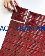 Bừng Sáng Không Gian Với Gạch Ốp Tường 3D Màu Đỏ – Vẻ Đẹp Thủ Công Đậm Chất Nghệ Thuật